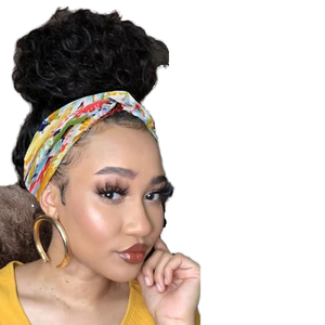 Set di 6 Fasce per Capelli da Donna in Nylon con Design Floreale, Elastiche e Intrecciate, per Yoga e Allenamento, Traspiranti e Morbide, in Tinta Unita - Product Image 1