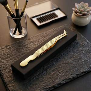 Pinzas de Precisión para Cejas de Acero Inoxidable Portátiles, Accesorio de Maquillaje, Marca Personalizada, Modelo 204 - Product Image 3