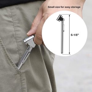 10-120psi bạc kép đầu thép không gỉ Túi xe tải bút chì Lốp Áp suất không khí Gage - Product Image 6