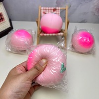 Balle anti-stress pour adultes, en forme de poitrine, à presser, jouet de décompression, en plastique, unisexe, à partir de 14 ans