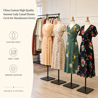 Fournisseurs vérifiés de vêtements pour femmes de haute qualité en Chine, fabricants de robes décontractées coupées et cousues, usine de vêtements d'été pour femmes.