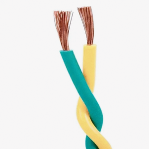 Goede kwaliteit gevlochten flexibele twisted pair kabel 2*0,5mm koper PVC isolatie elektrische kabel voor brandmeldsysteem 300V nominaal - Product Image 1