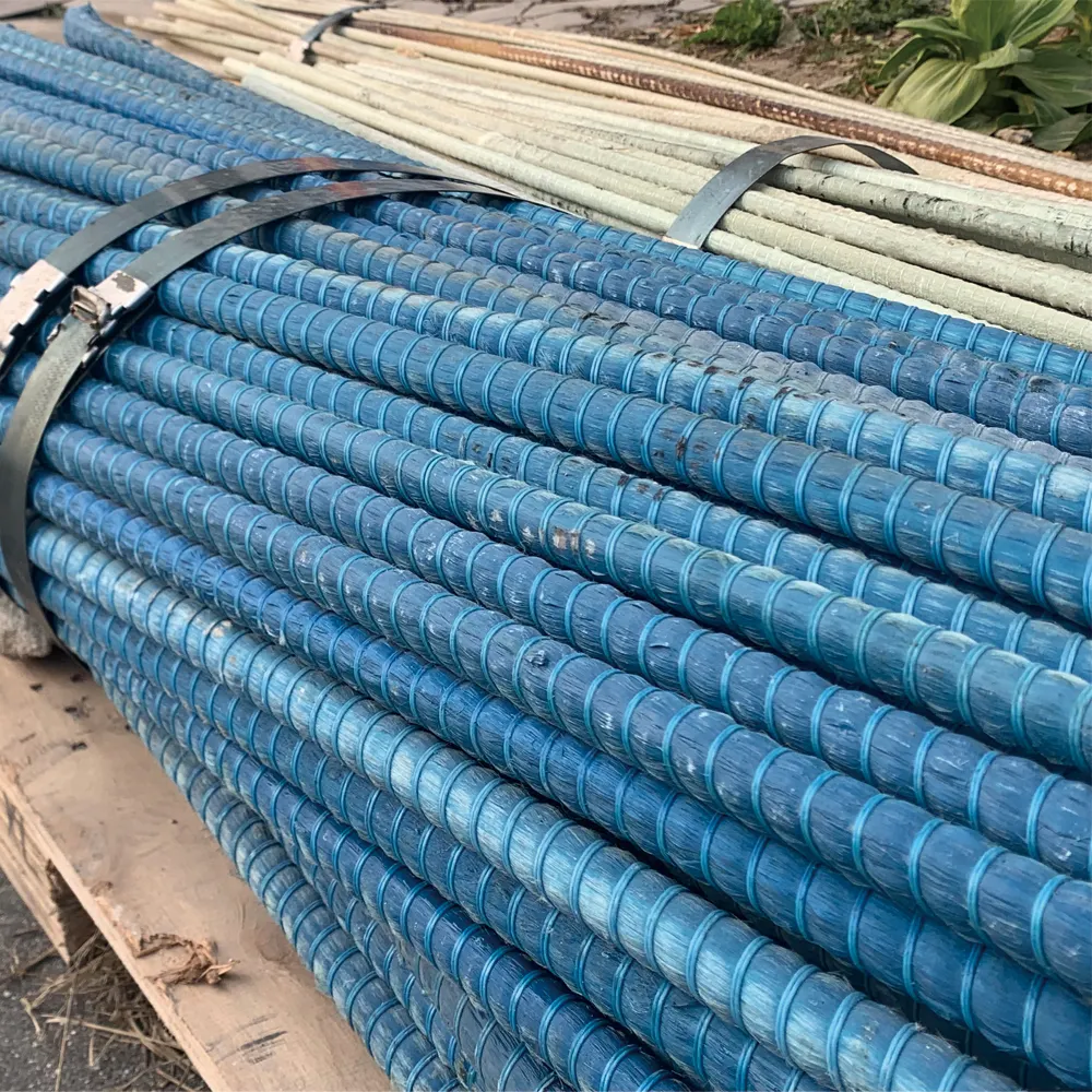 Rebar de fibra profesional epoxi 12mm GFRP rebar para varios edificios