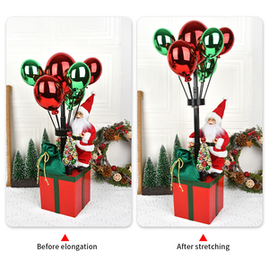Foldable Santa Claus Lollipop <b>Christmas</b> Decorations Collapsible Toys OPP <b>Bag</b> Factory Outlet Textile Material Home Office Decor - Product Image 2