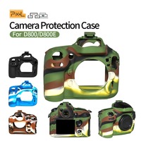 En stock, étui de protection en silicone souple pour appareil photo reflex numérique Nikon D800, sacs pour appareil photo et vidéo