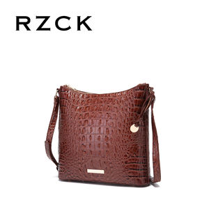 RZCK Bolsos De Mujer 复古时尚女士手袋 女士斜挎包 独特设计鳄鱼皮手袋 女士奢华品牌 - Product Image 3