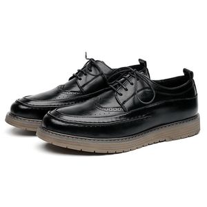 Zapatos Oxford de Vestir de Cuero Genuino Casual de Alta Calidad para Hombre, Zapatos Formales de Oficina Cómodos y Suaves, Nuevo Estilo de Moda - Product Image 1