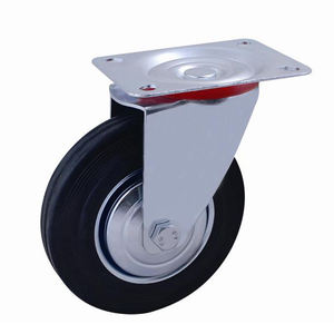 Naylon Plastik Demir Bilyalı PU Alışveriş Arabası Tekerleği - Product Image 2