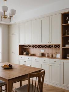 Sang trọng hiện đại tối giản ánh sáng-săn chắc Modular nhà bếp tủ trưng bày tủ kết hợp Mở Kệ sơn mài kết thúc 5 + - Product Image 3