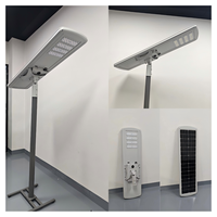 Série de lampadaires solaires extérieurs SLSR440 à conception brevetée 100W-400W 6500K 16000 Lumens IP67 Étanche à l'eau et à la poussière IoT Télécommande