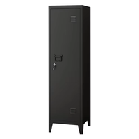 Usine porte unique garde-robe jambes école gym stockage armoire en acier rose casiers en métal