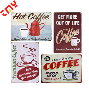 Wholesale Custom Metal Advertising Sign Printing Wall Decorations Retro Style bar <strong>Beer</strong> Sublimation Vintage Metal Tin <strong>Signs</strong> - Product Image 6