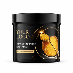No Logo Havyar Özlü Saç Maskesi Nem Koruyucu Film Parlak Pürüzsüz Salon Bakımı Yumuşak ve Kolay Şekillendirilebilir Saçlar İçin İpeksi Saç Bakım Maskesi - Product Image 6