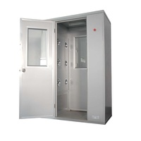 Douche à air pour salle blanche à double ventilateur, montage facile, panneau de commande intelligent, pour l'industrie de la biotechnologie et des semi-conducteurs