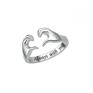 Anillos de Abrazo Ajustables, Anillo de Amor, Te Amo para Siempre, Siempre Contigo, Joyería, Anillos para Parejas, Anillo de Abrazo - Product Image 5
