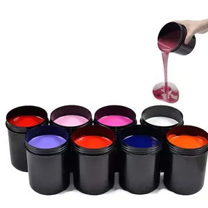 Cco Fabriek Oem/Odm 1500 Kleuren 1Kg 5Kg Bulk Verpakking Grondstof Losweken Uv Led Nail gel Polish Kleur