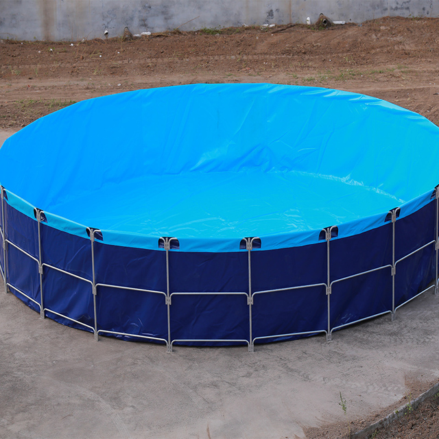 Multi-Purpose Foldable Fish Tank with Stainless Steel Frame for Farms