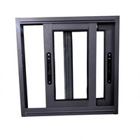 Ventanas Corredizas con Marco de Aleación de Aluminio, Mosquitera, Precio Directo de Fábrica, Ventana Corrediza de Aluminio Insonorizada Personalizada para Edificios