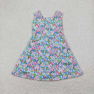 Conjuntos de Skorts Deportivos sin Mangas con Flores para Bebés Niñas, Vestidos a Juego hasta la Rodilla - Product Image 3