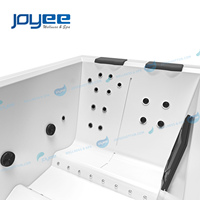 Spa Jacuzzi extérieur pour 4 personnes, bain à remous minimaliste, fabricant chinois JOYEE, OEM, bain à remous de jardin Ariestech Balboa Whirlpool