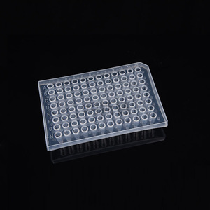 Yueside 96 Well Pcr <b>Plate</b> 0.2ml Flat Convex <b>Surface</b> With Skirt Sealed Sterile Laboratory Microplate - Product Image 2