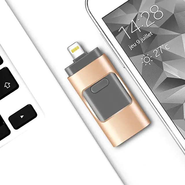 Multi-Function 4 in 1 8GB 16GB 256GB 3.0 USB Flash Drive 32GB Pendrive 64GB Memory Stick 128GB Usb Key Drive for Phone Cle Drive