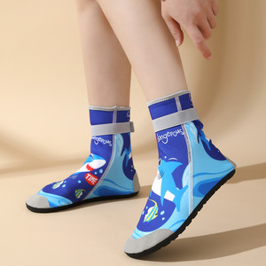 Zapatos de Playa para Niños y Adultos, Antideslizantes, Resistentes a Cortes, para Buceo, Snorkel, Natación, Vadeo, Calcetines de Playa para Bebés de TPR - Product Image 4