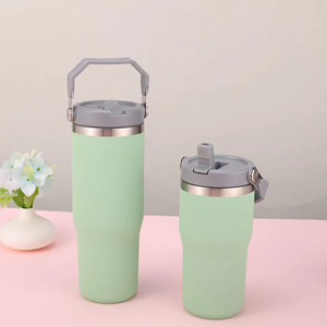 30oz Stainless Steel Eco-Friendly Leak-Proof BPA Free Vacuum Insulated Thermal Mug Handle Office Camping Party Gift <b>Cup</b> - Product Image 2