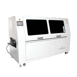 New Flux Sprayer System Dip Soldering Machine ZB350M Fully Automatic Lead-Free Dual Wave Soldering Machine PCB Solder Machine