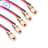 Kit de bricolage pour Mini Laser 6mm, Module de Diode Laser tête rouge 650nm 5mW 5V