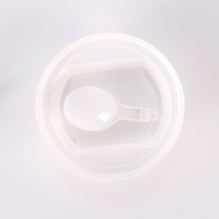 Gobelets en plastique PP écologiques jetables à paroi simple de 7 oz/200 ml personnalisés pour la crème glacée, le pudding, le yaourt