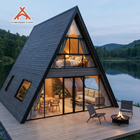 Kawagebo Kamp (KK) S990 99 ㎡   Casa Triangular Moderna en Forma de A, Casa Modular Prefabricada, Villa Prefabricada, Casa de Acero Ligero