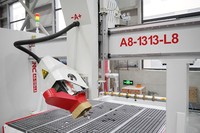 Router CNC Profesional 1325 para Trabajos en Madera, Router CNC de 4 Ejes, Equipo de Grabado, Corte y Tallado de Madera en 3D