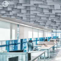 Système de déflecteurs acoustiques verticaux Jagrace en fibre de polyester, déflecteurs absorbants le son pour gymnase et piscine intérieure