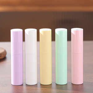 10ml bottiglia di profumo di vetro rotante <span class=keywords><strong>rosa</strong></span> bianco viola giallo verde manicotto di plastica ricaricabile a spruzzo coperchio di plastica bottiglia - Product Image 4
