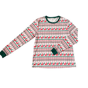 Vêtements de nuit décontractés pour bébé et enfant, motif orignal de noël, haute qualité - Product Image 5