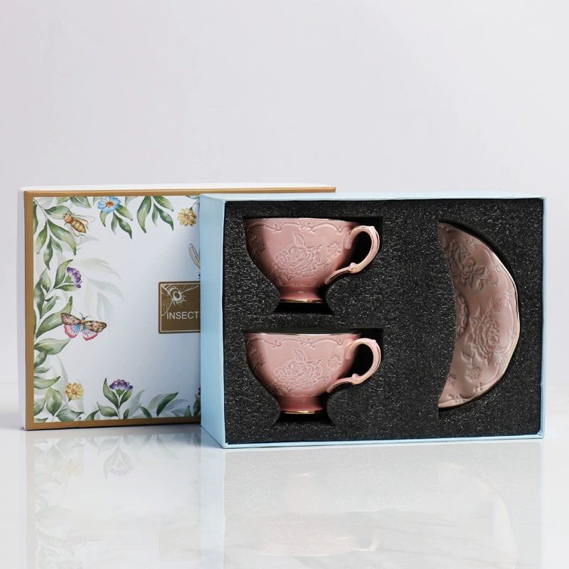 double cup and saucer-C