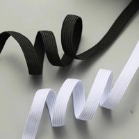 Cordon élastique plat tressé souple de 5 mm x 140 yards pour vêtements