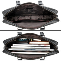 Sac à main et sac à bandoulière pour ordinateur portable pour homme, grande capacité, en PU, pour les voyages en Europe et en Amérique