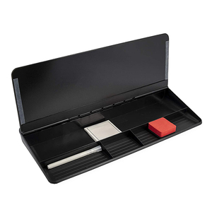 Pizarra blanca de almacenamiento de <span class=keywords><strong>escritorio</strong></span>, tablero de notas de oficina de vidrio templado y tablero de mensajes para el hogar, pizarra blanca - Product Image 3