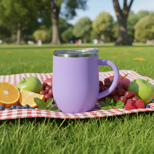 Elegante Taza de 12 oz con Forma de Huevo, Agarre Cómodo, Exterior de Plástico de Grado Alimenticio, Interior de Acero Inoxidable Resistente a la Corrosión - Product Image 2