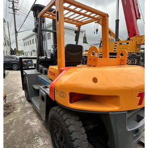 Used 7ton TCM FD70 Diesel Forklift with Three Stage Mast and 1250mm Wheelbase for Warehouse <b>Material</b> <b>Handling</b> in Shanghai - Product Image 1