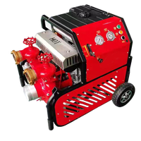 Pompa Pemadam Kebakaran Portabel Aliran Tinggi Timecore JBQ3.0/33.5-RT Pompa Air Bensin untuk Penyelamatan Kebakaran