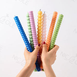 <span class=keywords><strong>Nicole</strong></span>-moldes de silicona hechos a mano para fabricación de velas, moldes de goma para velas - Product Image 4