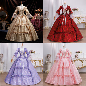 Robe de bal rococo baroque du XVIIIe siècle, robe victorienne <span class=keywords><strong>Marie</strong></span>-<span class=keywords><strong>Antoinette</strong></span>, costume de fête royal pour femmes, tenue d'Halloween pour adultes - Product Image 2