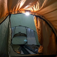 Nouvelle lampe de toit LED rechargeable mini, lumière de camping LED, blanc lumière du jour, étanche IP44, matériau PC, extérieur, ROHS