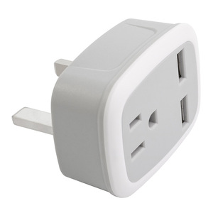 <span class=keywords><strong>Adaptador</strong></span> de viaje Internacional de EE. UU. A Reino Unido, enchufe Universal de 2.4A, <span class=keywords><strong>Cargador</strong></span> rápido, <span class=keywords><strong>adaptador</strong></span> de viaje inglés con 2 puertos USB - Product Image 5