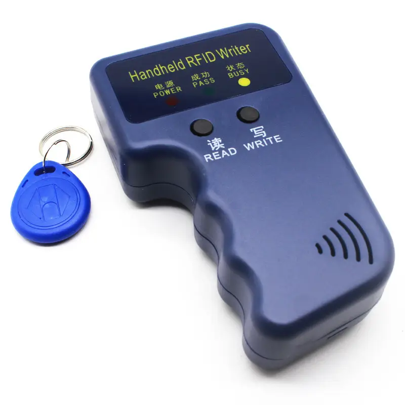 Lecteur RFID portatif avec cartes d'identité EM4100/TK4100/T5577, Cpoier, 125KHz