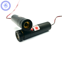 Module laser à ligne rouge focalisable 12 mm 650 nm 10 mW, pilote APC 3-5 V