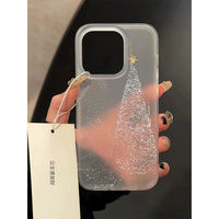 Coque de téléphone lumineuse pour 17 Pro Max, compatible avec 16, style amusant pour 14 avec de grands trous